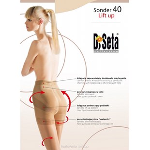 DiSeta Sonder 40 DEN stahující a modelující punčochové kalhoty