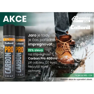 AKCE JARO - 120 ks Carbon Pro 400 ml se slevou 15 %